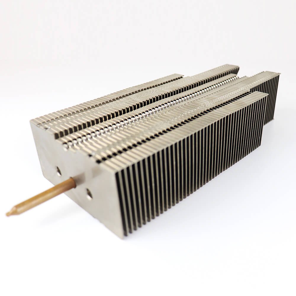 Ultra-Thin Custom Made Aluminum Heat Sink High Performance Rapid Cooling Car Amplifier for Power Supply