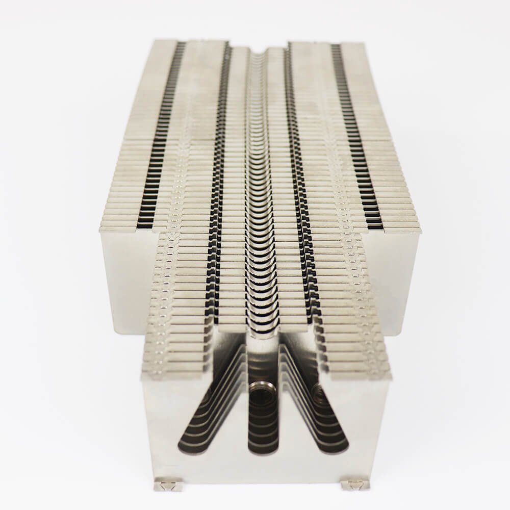 Ultra-Thin Custom Made Aluminum Heat Sink High Performance Rapid Cooling Car Amplifier for Power Supply