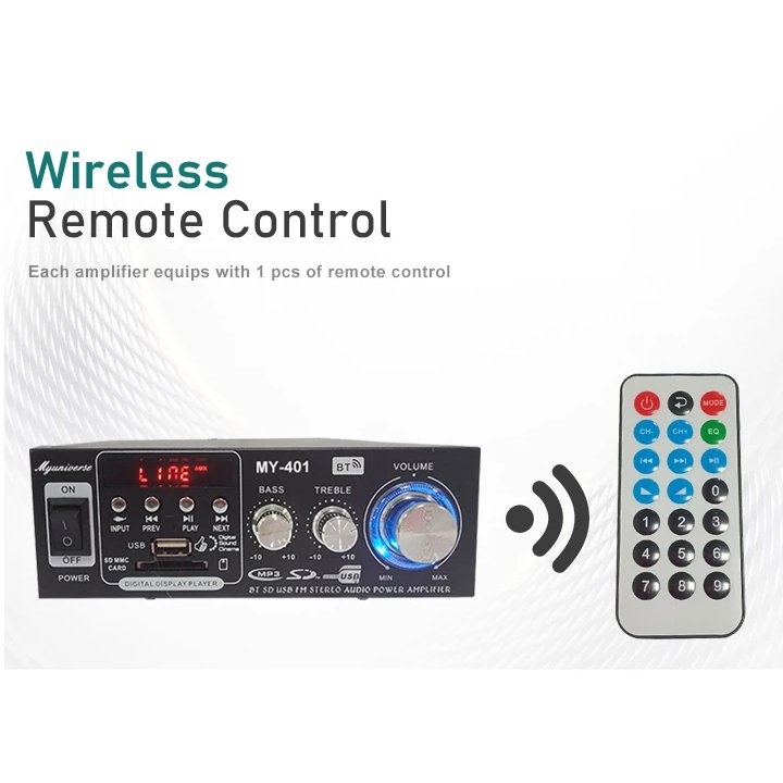 Mini Stereo bluetooth Power Amplifier Receiver Radio Marine Home Dj Stereo Receivers Amplifiers with bluetooth