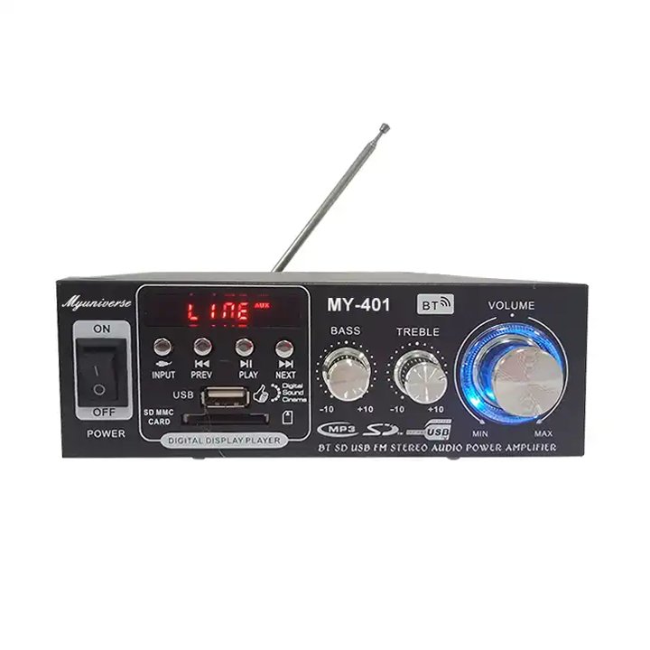 Mini Stereo bluetooth Power Amplifier Receiver Radio Marine Home Dj Stereo Receivers Amplifiers with bluetooth