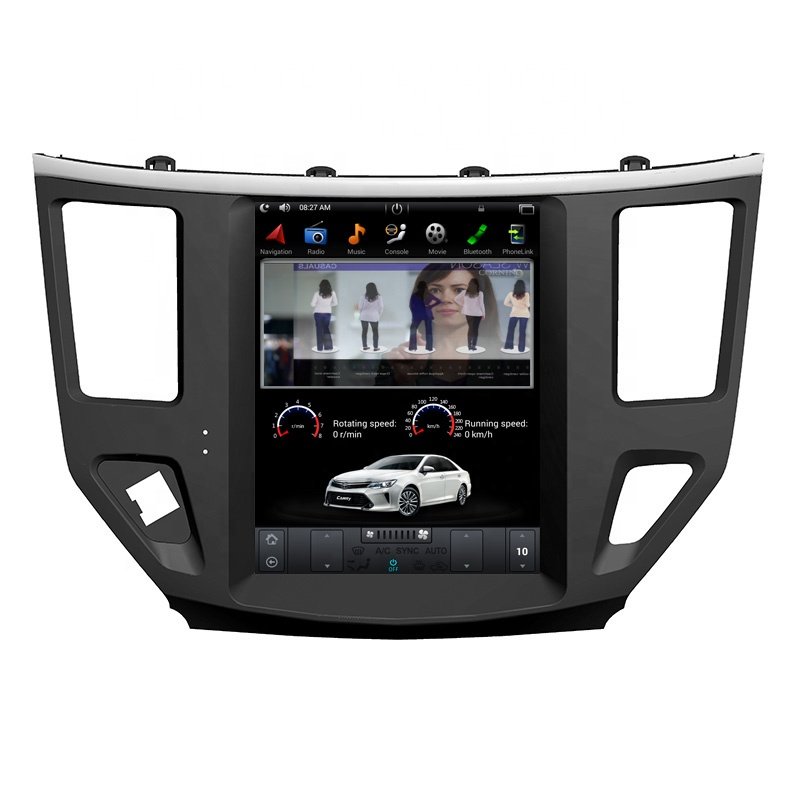 10.4'' Android 9.0 PX6 Vertical Screen 4+64G Car Multimedia Player Auto Gps Radio for Nissan- Pathfinder 2013-2017