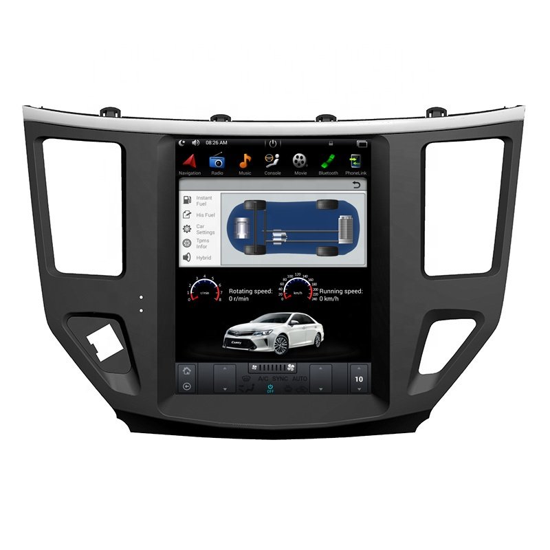 10.4'' Android 9.0 PX6 Vertical Screen 4+64G Car Multimedia Player Auto Gps Radio for Nissan- Pathfinder 2013-2017