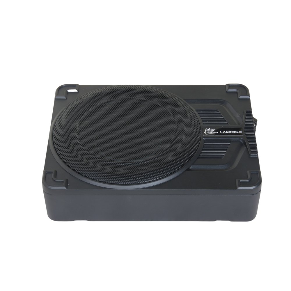 10Inch Active Woofer Car Under-Seat Subwoofer Bass Speaker 400W Powered Amplifier Single Coil DC 12V Voltage