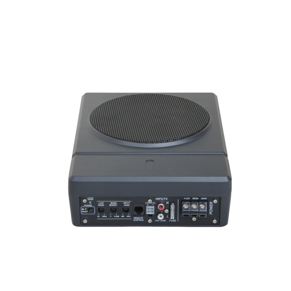 6.5-Inch Car Audio Active Subwoofer With 12V Amplifier Under Seat Audio Enhancement Car Seat Subwoofer & Speaker Horn 6.5 Inches