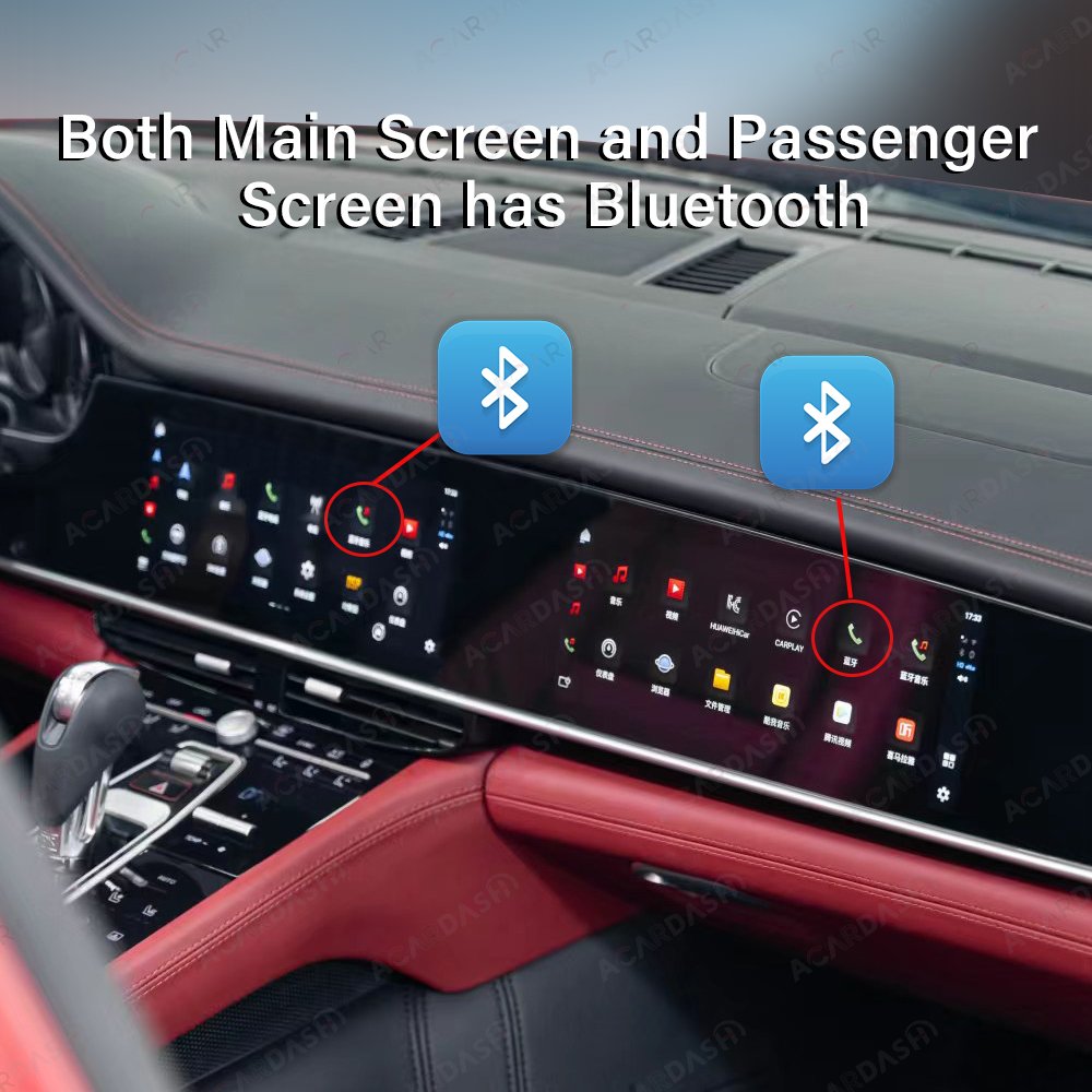 ACARDASH Android Car Radio Interactive Dual Screen Digital Saddle Gear Box Area Control Panel for Porsche Panamera 970 2010-2016