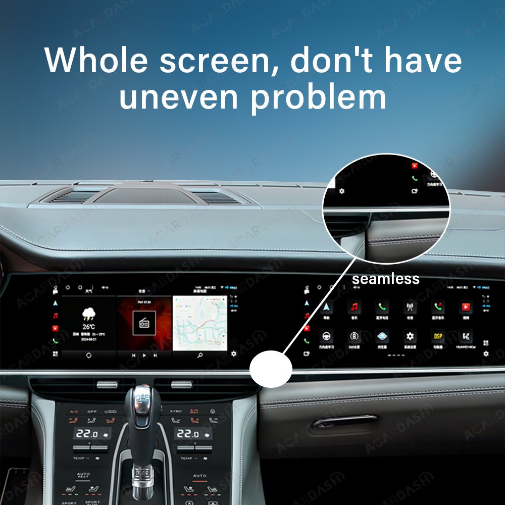 ACARDASH Android Car Radio Interactive Dual Screen Digital Saddle Gear Box Area Control Panel for Porsche Panamera 970 2010-2016