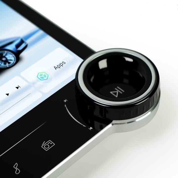 Hongrui 10.1 Inch Automotive Multimedia System Android Auto DSP Car Play Diamond AI 2K Infinite Dual Knob Car Radio Screen