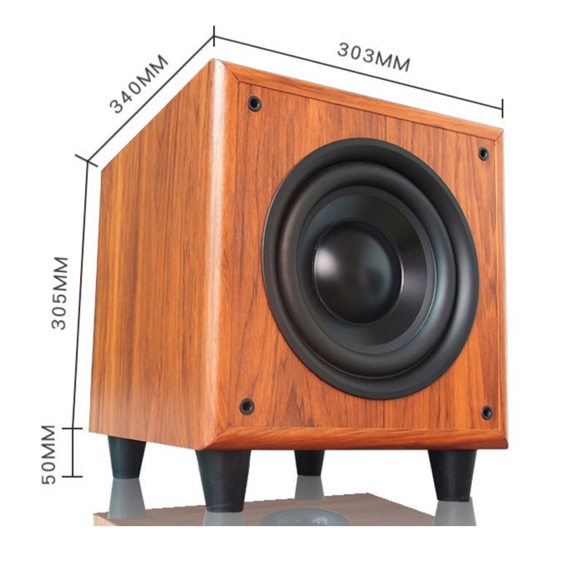 8 Inch Passive Overweight Subwoofer Speaker Woofer 300W Fever High Power Home Theater System Music Sound Car Subwoofer Speaker
