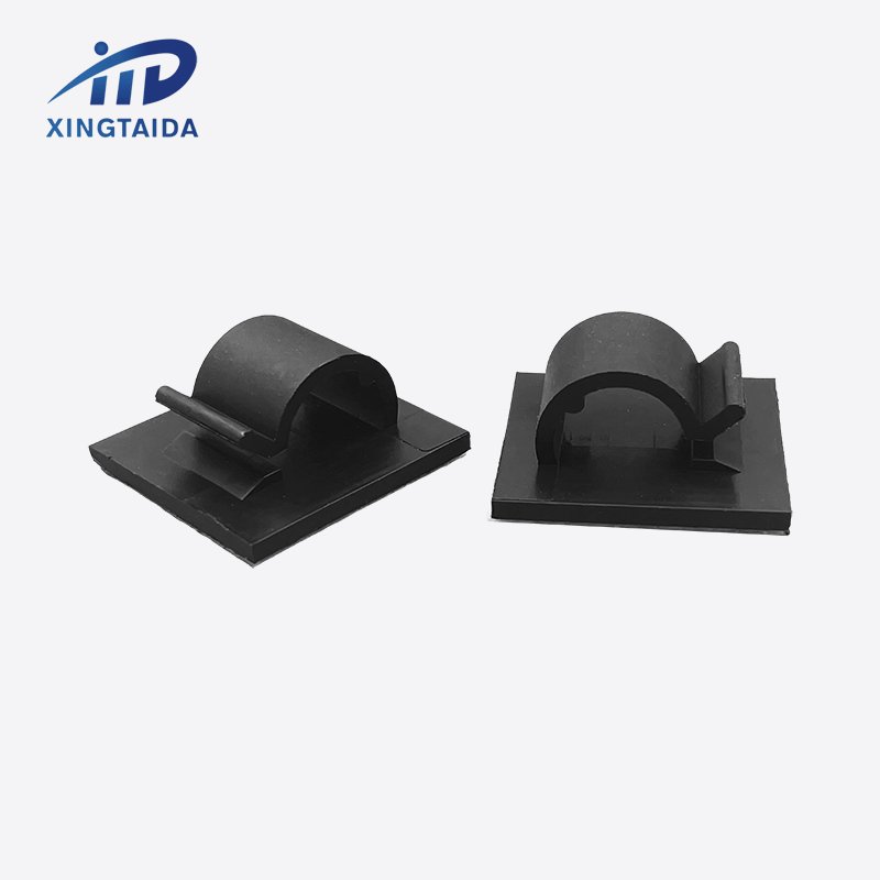 Self-adhesive Wire Tie Cable Clamp Plastic Fixation Clips Electric Wire Organizer Wiring Accessories for new energy car