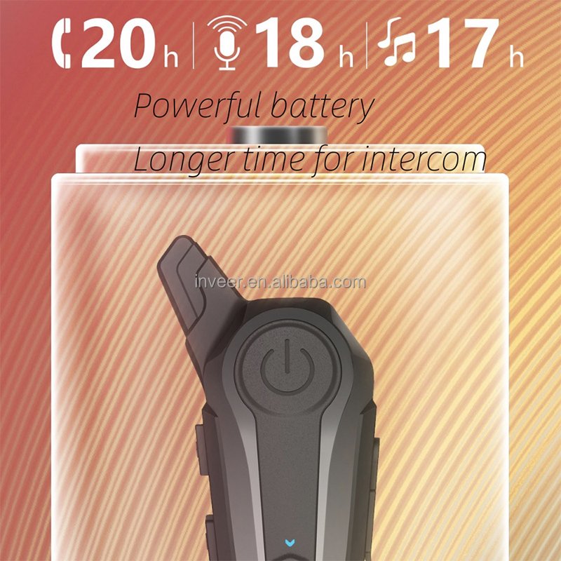 Bluetooth 1000m duplex intercom headset cascos Moto IPX65 para motorcycle accessories Motorcycle Helmet Bluetooth Intercom