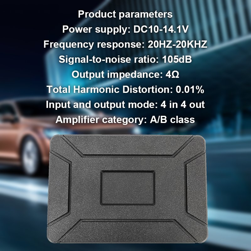 QMF-D1 High Power Car Audio DSP Processor Professional DSP Audio Amplifier