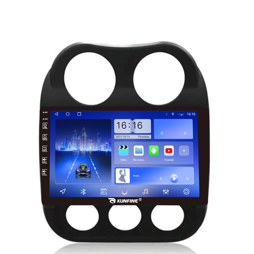 For Jeep Compass Patriot 2010-2016 10 Inch Device Double 2 Din Octa-Core Quad Car Stereo GPS Navigation Android Car Radio