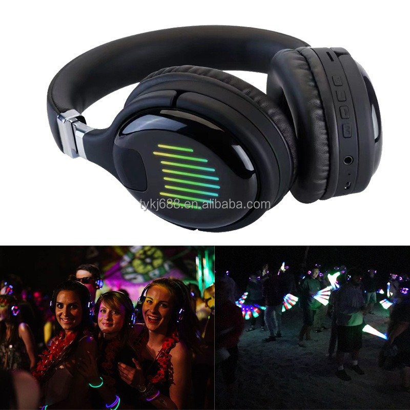 Silent Disco Headphone wholesale 500M control distance Quiet Party headset Stereo silent disco earphone and transmitter
