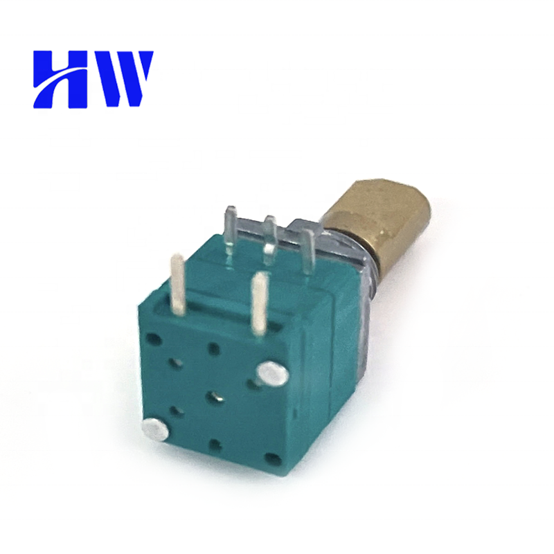 9mm sealed potentiometer 5 pin 250k 500k adjust light tone and speed rotary potentiometer for car audio amplifier