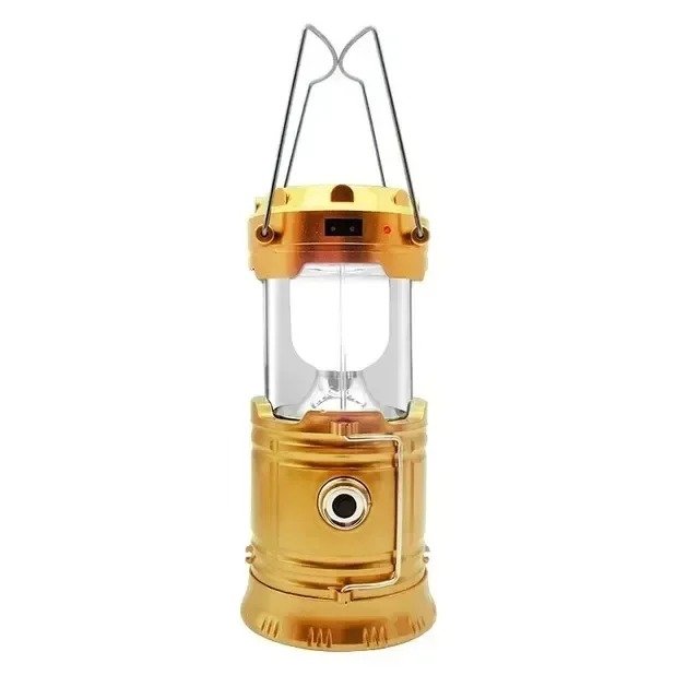 Rechargeable Solar Lantern Multifunctional LED Light for Household Portable Outdoor Camping and Car Emergency Use