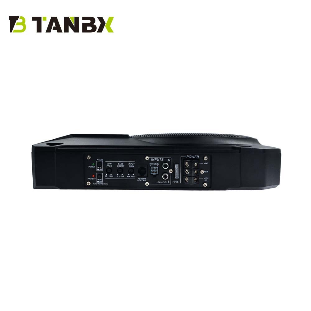Factory Price 1200W 10 Inch High Power Car Amplifier Underseat Subwoofer Pure Bass Car Audio Speaker