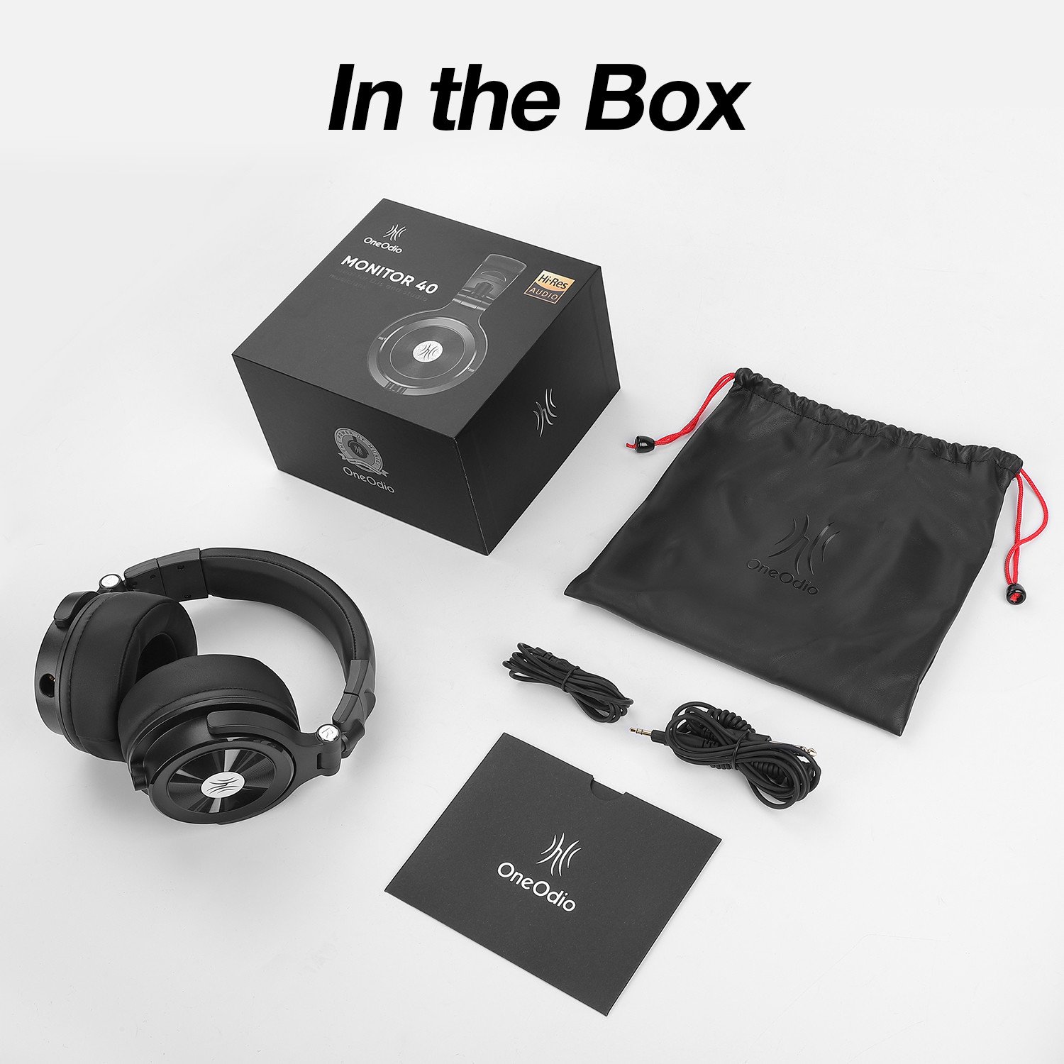 OneOdio Monitor Series Monitor40 Wired Overhead Headphones 3.5mm 6.35mm Share Function Headset