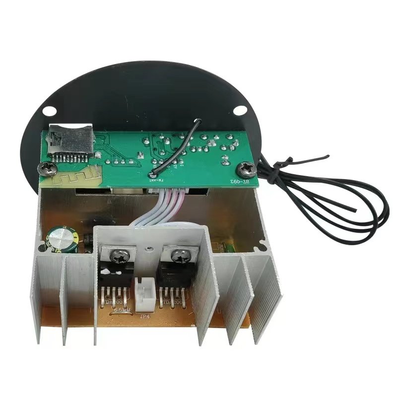 PW-T4 DC12V Power Amplifier Board With USB Port Rechargeable Car Subwoofer Board Power Insert with AUX Function Car Mp3 Player