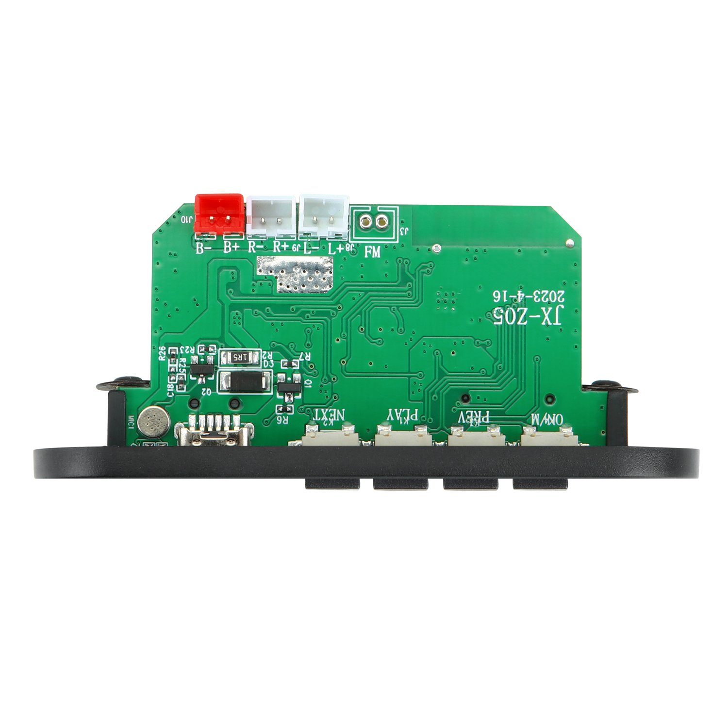 DC 5V 6W Amplifier MP3 Decoder Board 3.5mm Microphone Bluetooth Handsfree Car MP3 Player AUX USB Record FM Card Voice Recorder