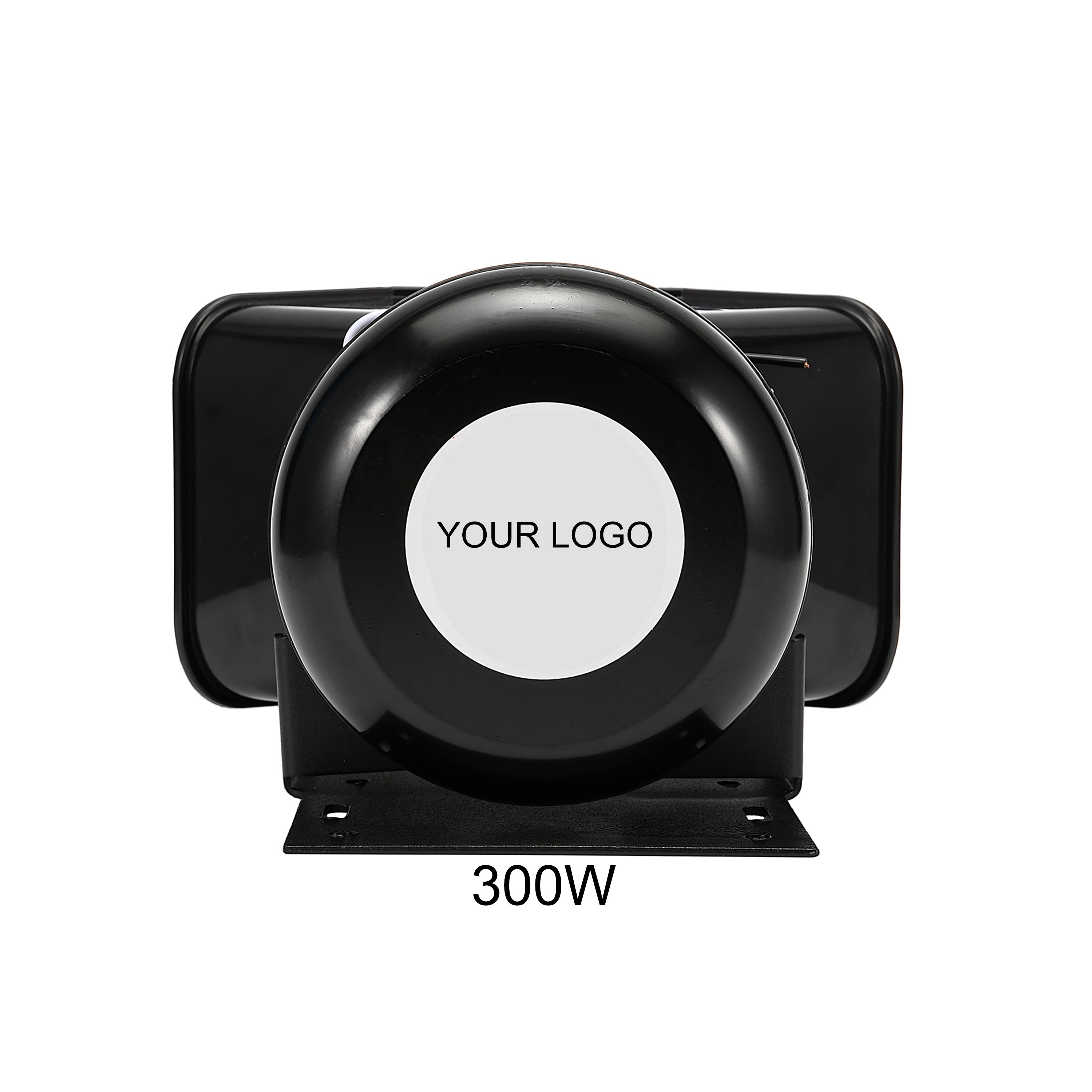 300W Vehicle Cop Ambulance Security Alarm System Amplifier Prismatic Siren Horn Speaker