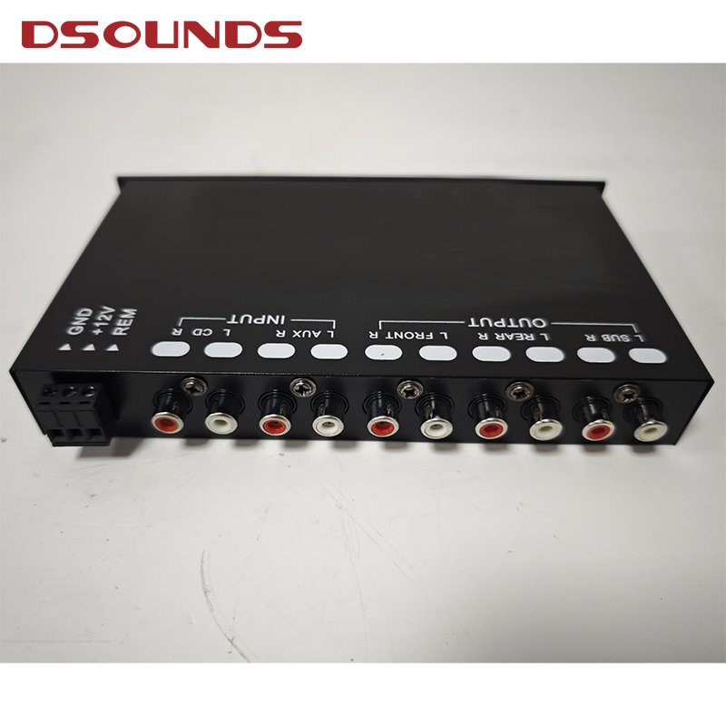 7 Band Equalizer MT-X708 Full Graphic Equalizer 6 Ch Out Passive Crossover 7 Band Parametric Equalizer for Car Amplifier Audio