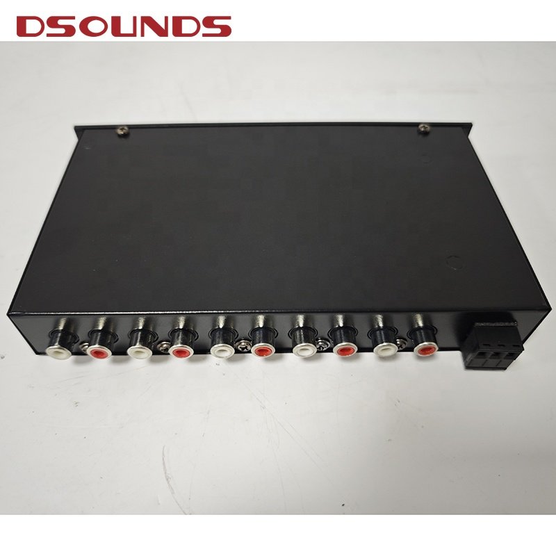 7 Band Equalizer MT-X708 Full Graphic Equalizer 6 Ch Out Passive Crossover 7 Band Parametric Equalizer for Car Amplifier Audio
