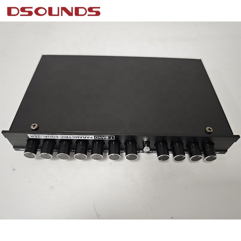 7 Band Equalizer MT-X708 Full Graphic Equalizer 6 Ch Out Passive Crossover 7 Band Parametric Equalizer for Car Amplifier Audio