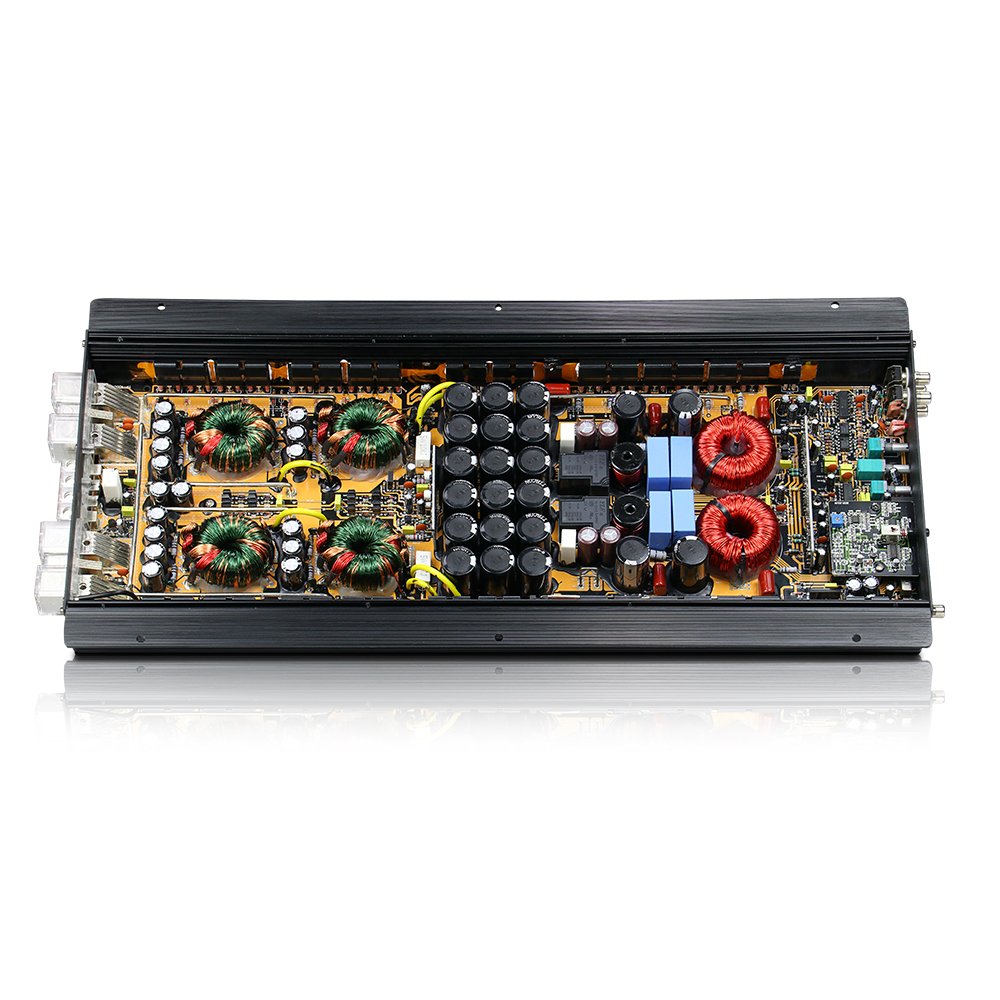 Factory Wholesale Korea Car Audio Amplifier Class D Monoblock Low Range 4000W RMS With Bass Knob Teampie TP-4000.1D