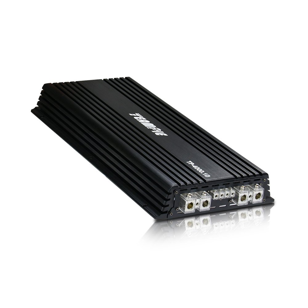 Factory Wholesale Korea Car Audio Amplifier Class D Monoblock Low Range 4000W RMS With Bass Knob Teampie TP-4000.1D