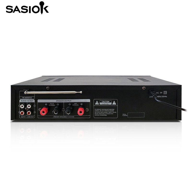 Hot-selling NC-30 Digital Karaoke Amplifier Mini Amplifier with BT/USB/SD/MMC/MP3/AUX Etc. Multi-media & FM Radio