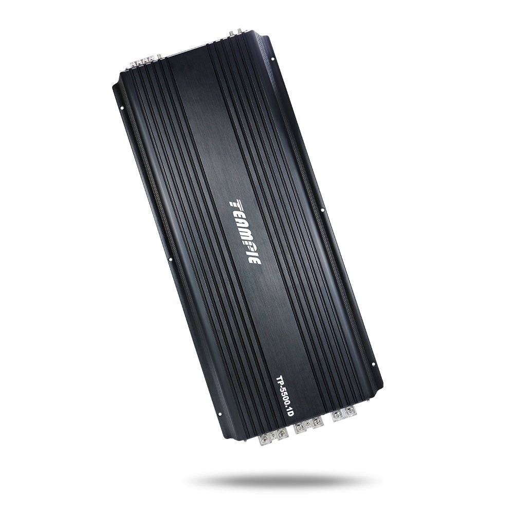 Korea Built Strapable Monoblock Class D Car Power Amplifier for Subwoofer Competition With Hgh Power RMS 5500W TP-5500.1D