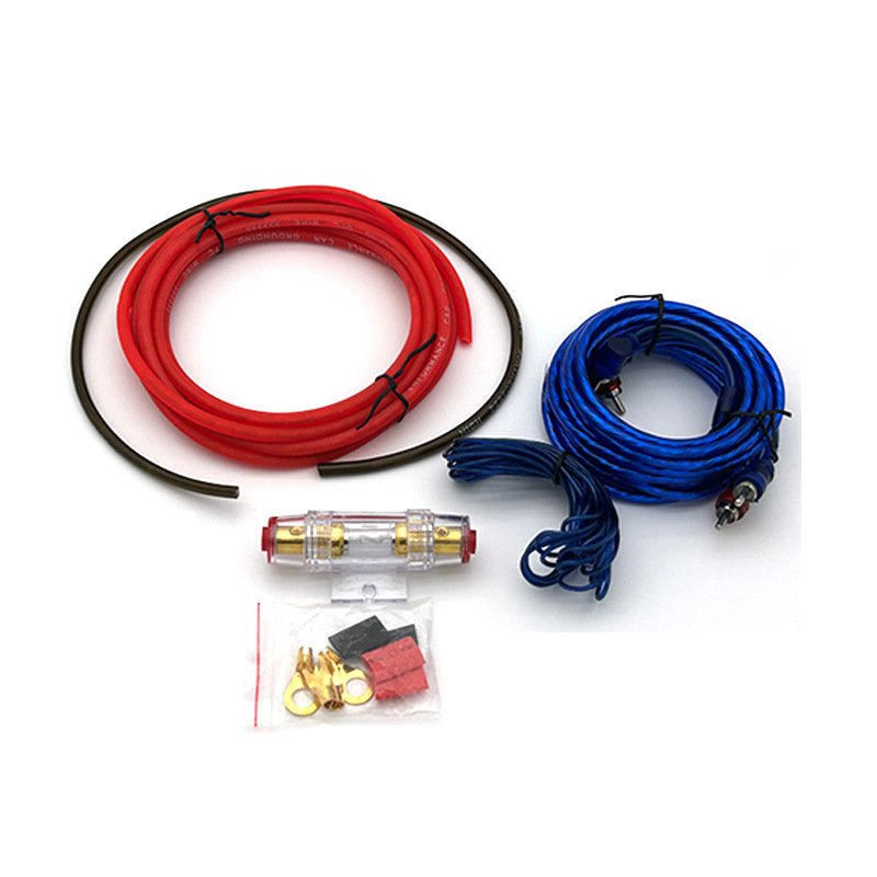 Audio Subwoofer Power Fuse Cable Set Car Amplifier Wiring Kit Double Blister Customized