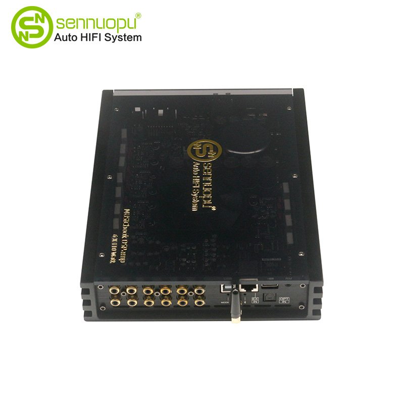 Sennuopu Audio Stereo Amplifier DSP Car Processor 6 Channel Power Car DSP Amplifiers