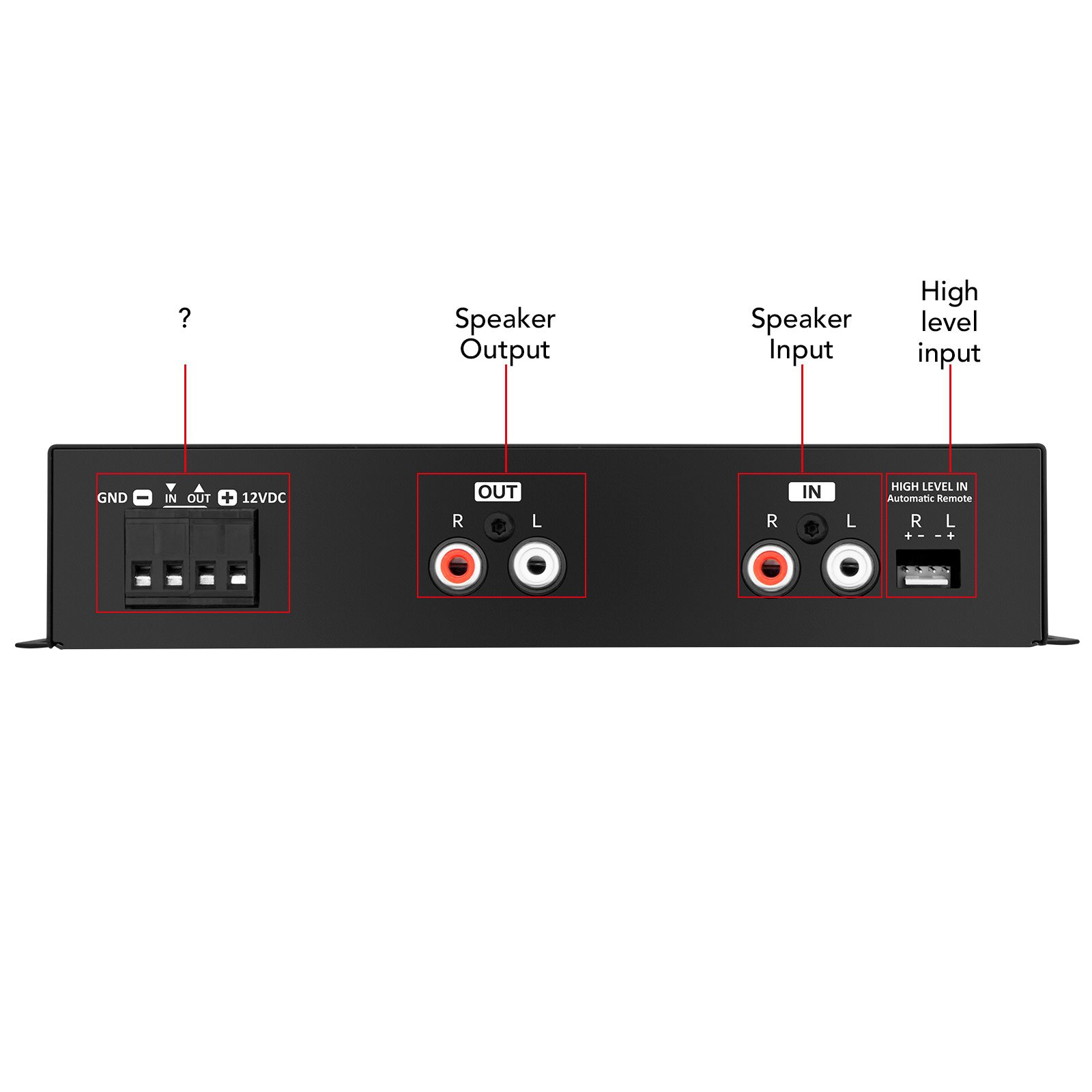 Taramps TEQ 7 Stereo 7-Band Graphic Equalizer RCA Input 2 Channels HPF and LPF Filters Mute Function Car Audio Equalizer EQ