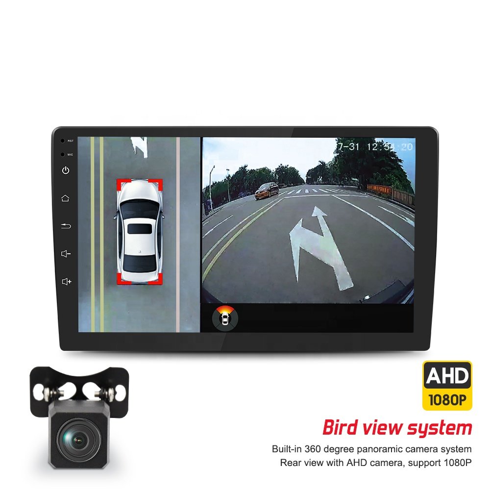 Octa Core UIS7862 Car Radio 6+128GB with 4G DSP Built-in 360 Bird View Camera Car Stereo Multimedia Player