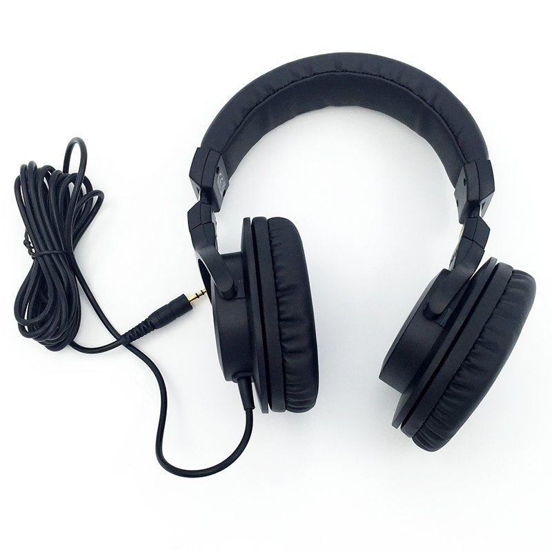 Manufacture stereo customize monitor headphone headset over ear noise canceling professional wired studio headphones for CDJ