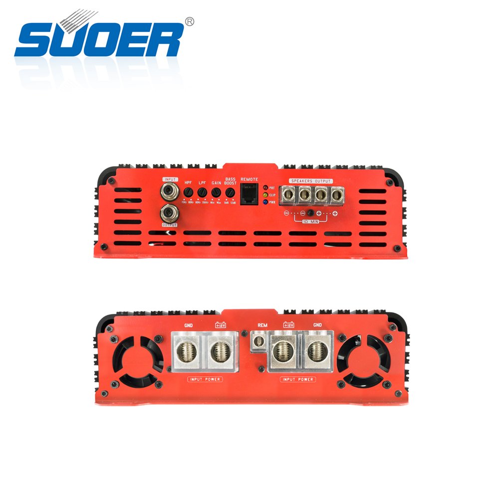 Suoer New Design BP-8000 Super High Power Monoblock Car Amplifier 1 Channel Class d Car Amp 8000w Rms Power