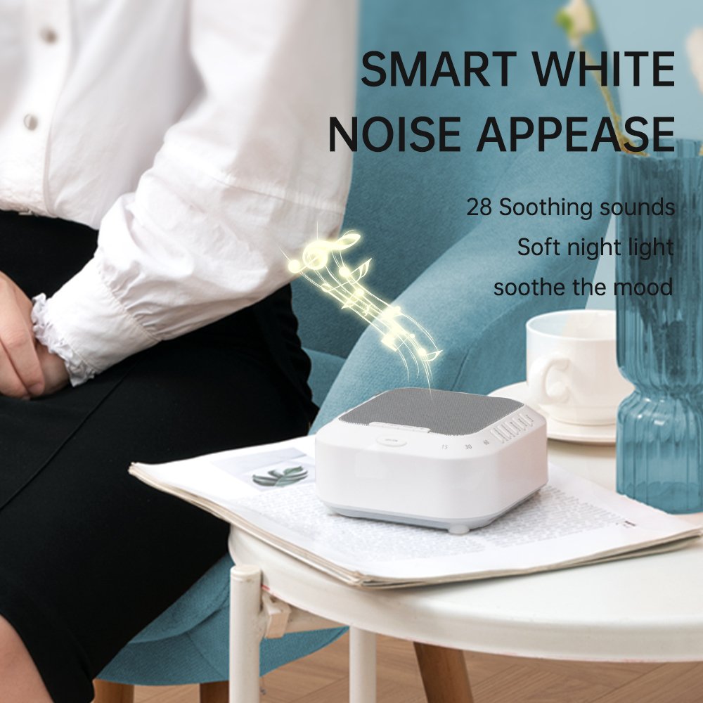 New inventions 2022 baby shush white noise machine physical therapy speaker soothing sound machine with sleep aid light