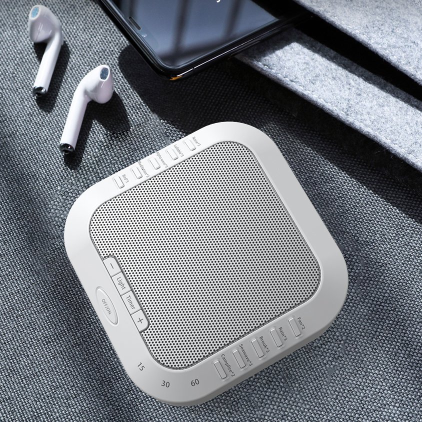 New inventions 2022 baby shush white noise machine physical therapy speaker soothing sound machine with sleep aid light