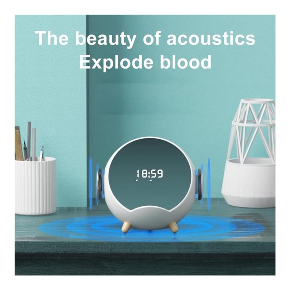 SHKL Wholesale Portable Wireless Speaker Alarm Clock Digital Colorful Chip Music Studio Light Smart Gaming Party Outdoor Sport