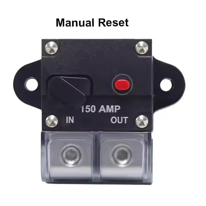 48V 150A Car Truck Audio Modification Stereo Amplifier Dc Circuit Breaker