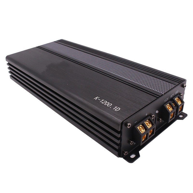 Car Audio Modification 12V High-power Class D Single-channel Mono 1200W Digital Car Amplifier