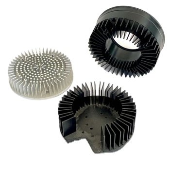 Customized Industrial Anodized Cpu Fan Laptop Copper Anodized Aluminum Heatsink