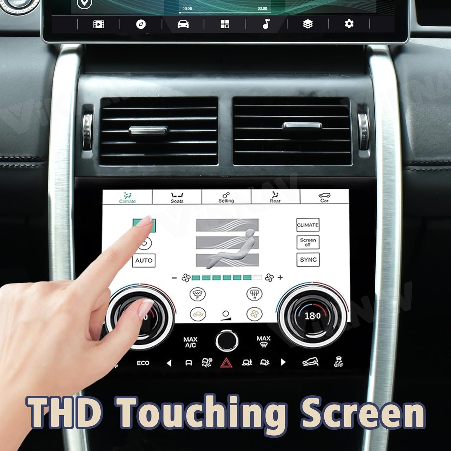 Touch Screen Car Radio for Land Range Rover Discovery Sport L550 2015-2019 Upgrade Wireless Carplay Android Auto GPS Navigation