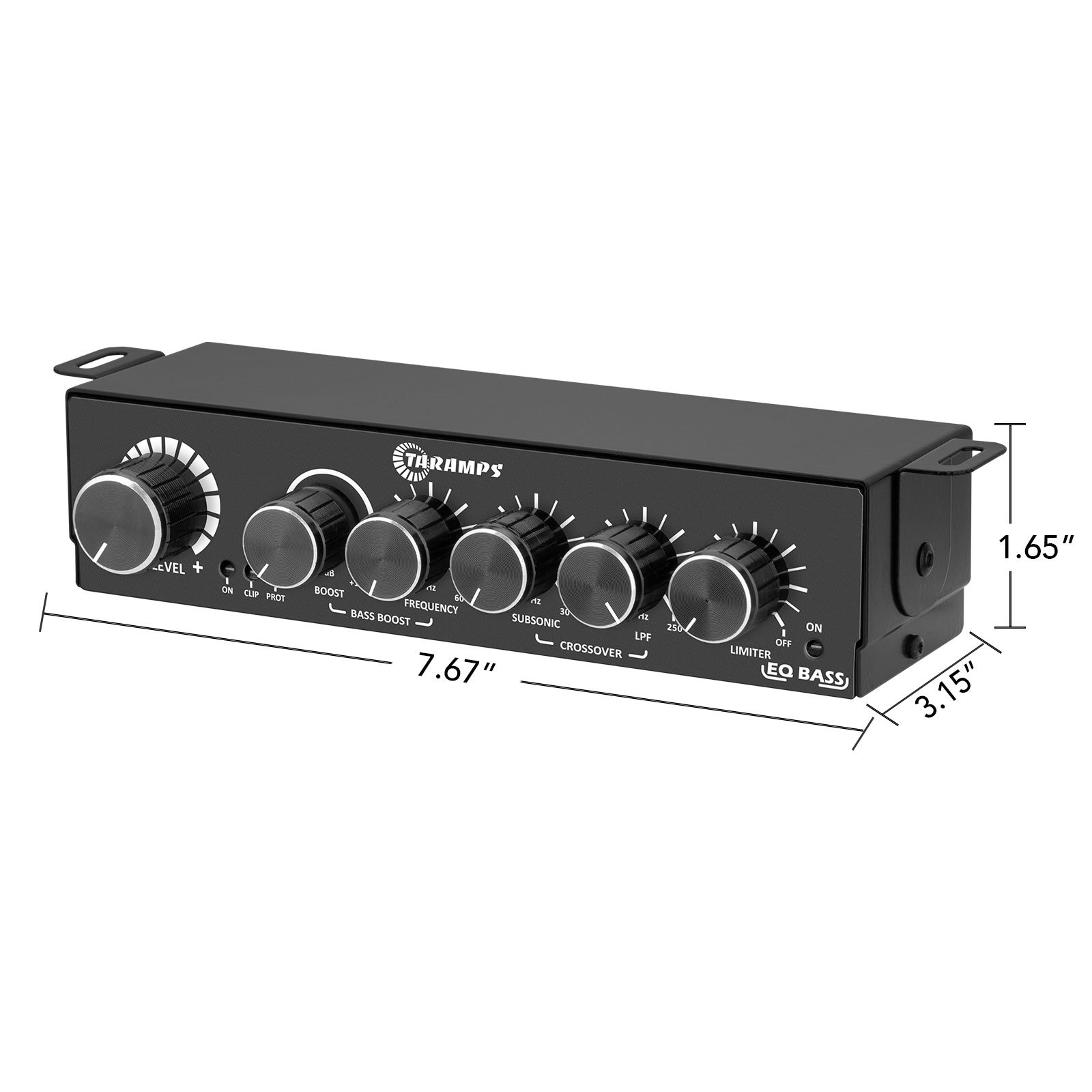 Taramps EQ BASS Digital Audio for Control Your Bass Volume with RCA Output Input Equalizer Remote Universal Bass Boost Limiter