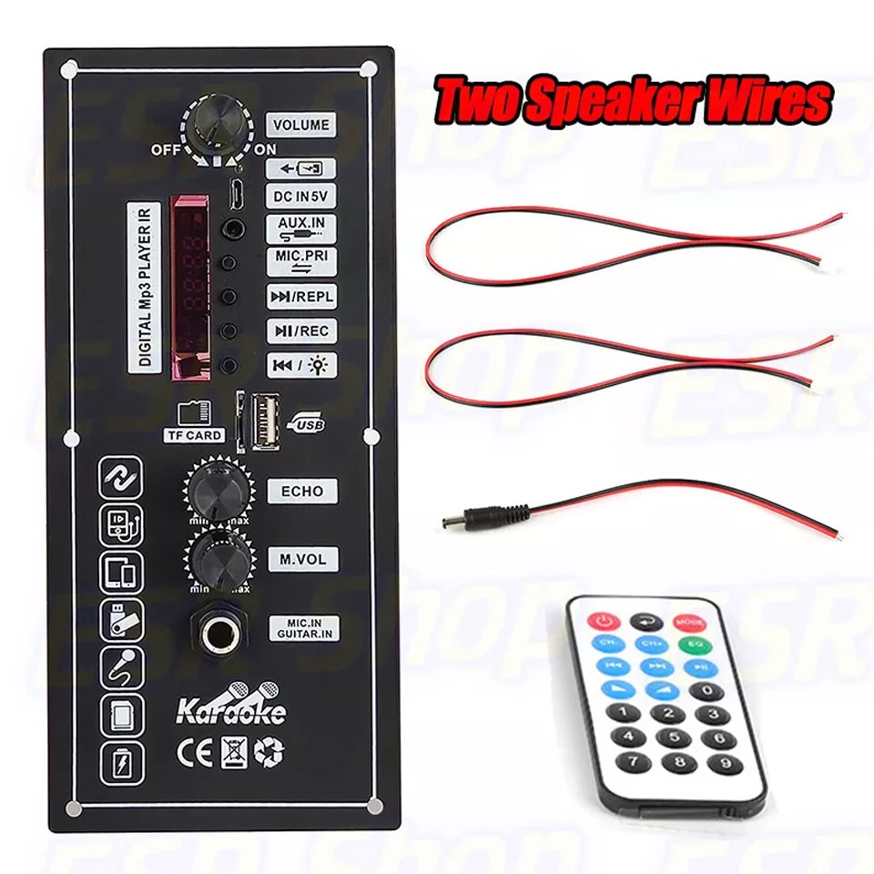 PINYU 3.7V-803-1 Amplifier Board Square Dance Speaker Amplifier Car Subwoofer Support BT AUX TF-Card U-Disk Recording 5-8