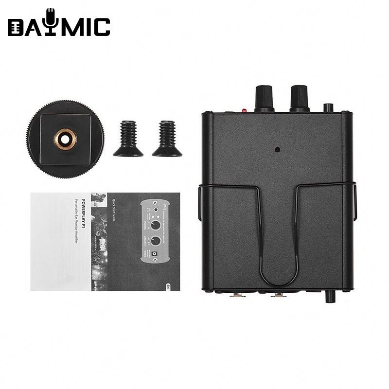 Studio Personal In ear Monitor Headphone Amplifier Amp with XLR Inputs 3.5mm Output