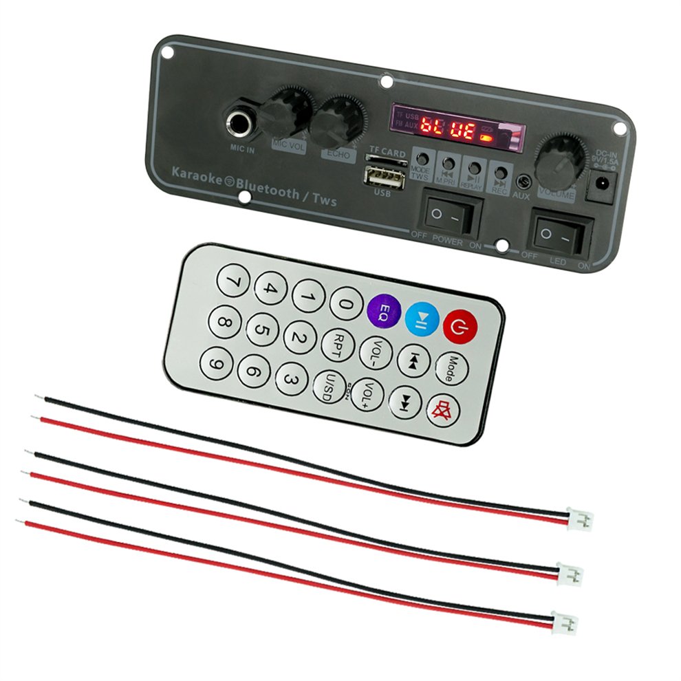 Bluetooth Audio Amplifier Board 2x15W 3.7V Bluetooth Car MP3 Music Player Module