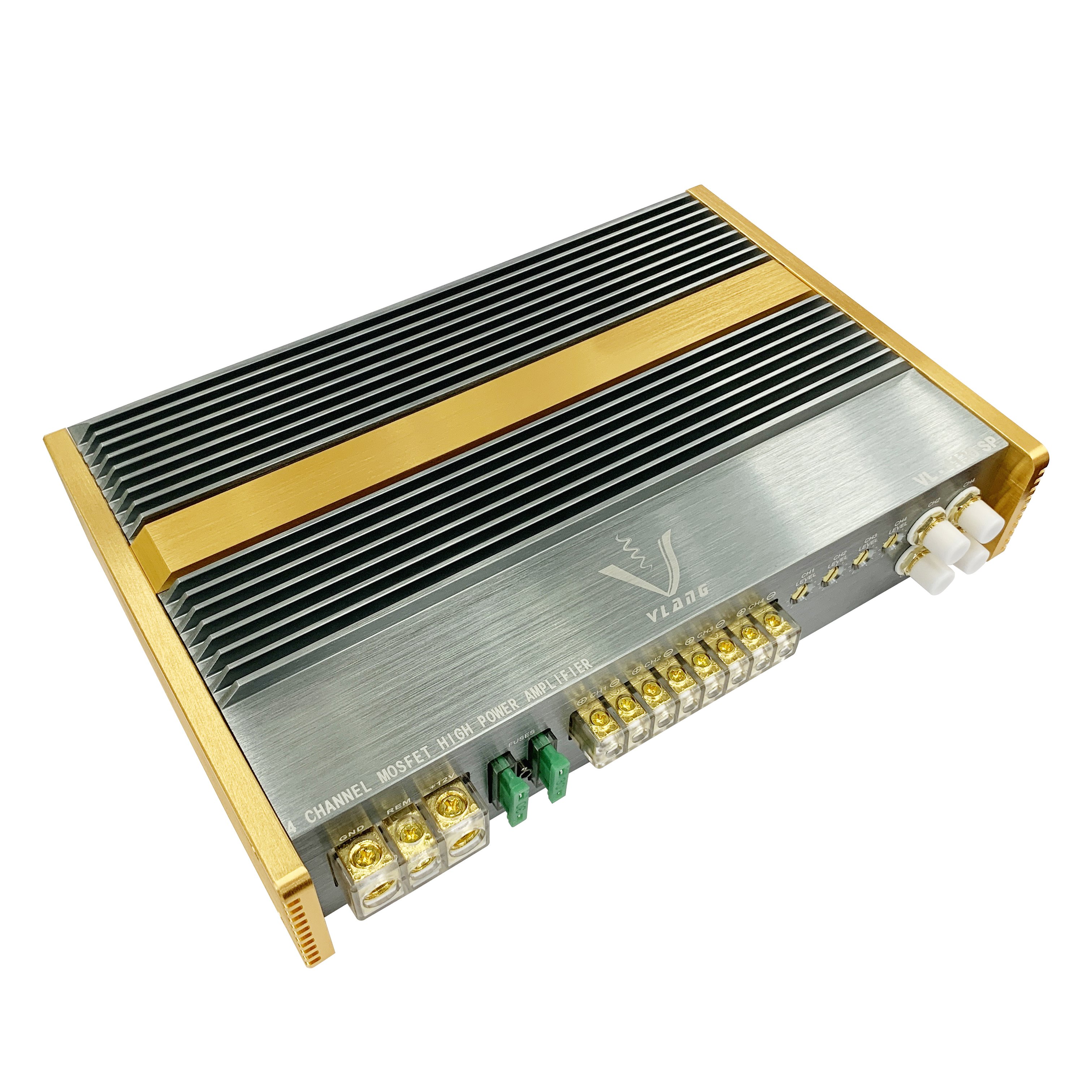 12V 4 Channel AB Class Power Amplifier Power Amplifier Vehicle Audio Processor Source Power Factory Car Audio
