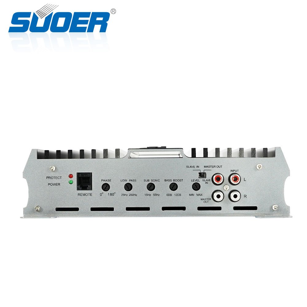 Suoer CB-500D-C 1500w Car Speaker Amp Pre Amplifier Mono Channel Class D Amplifier Car Audio Amplifier